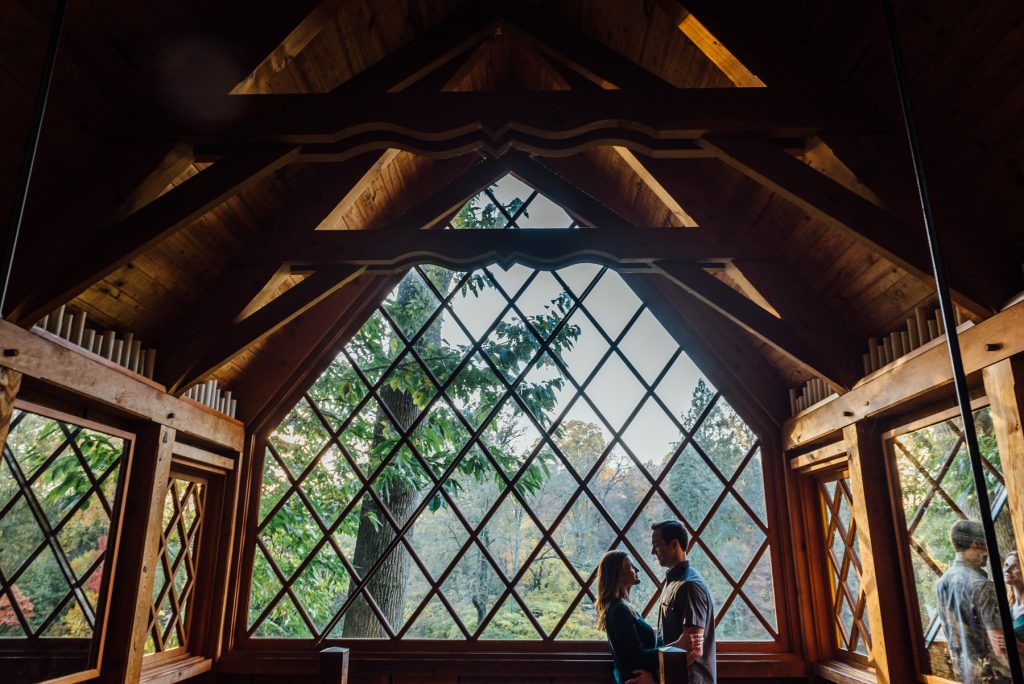 Longwood gardens engagement session with Stacey and Patrick
