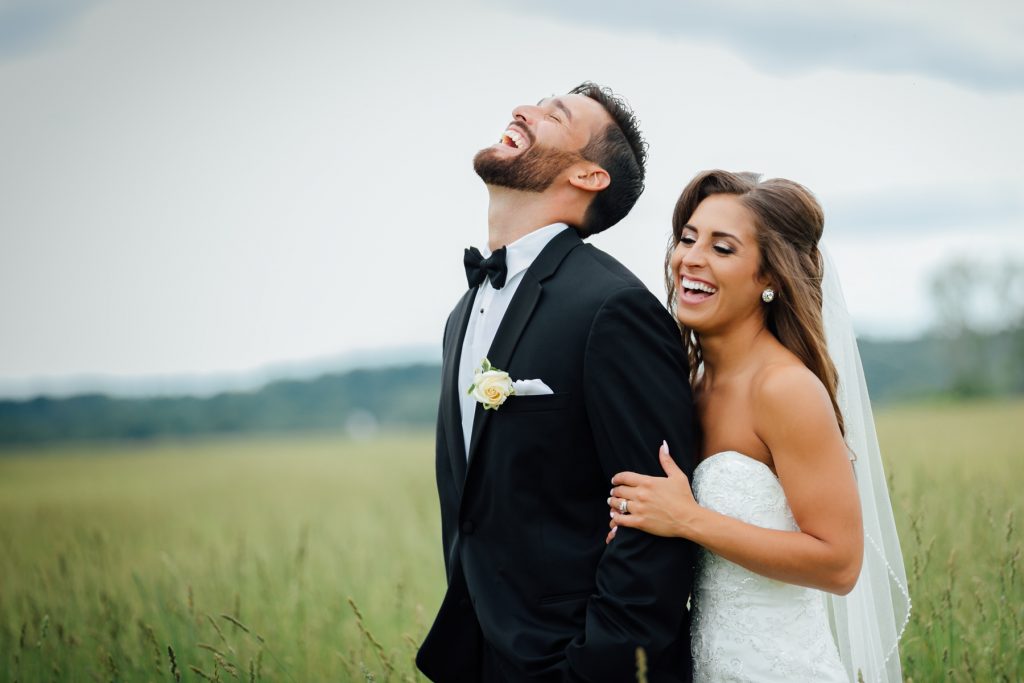 candid moment of the couple