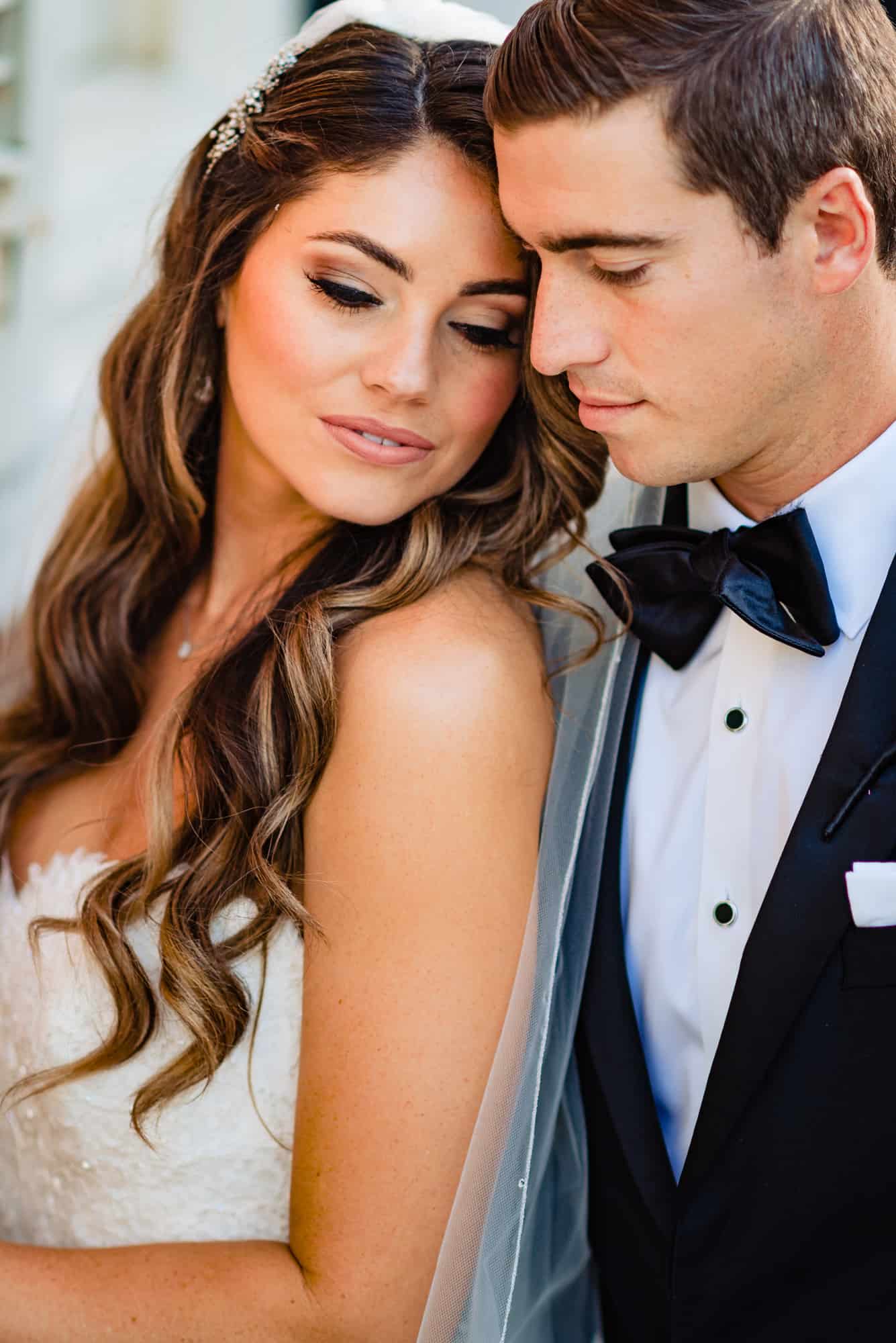 Bride and groom portrait