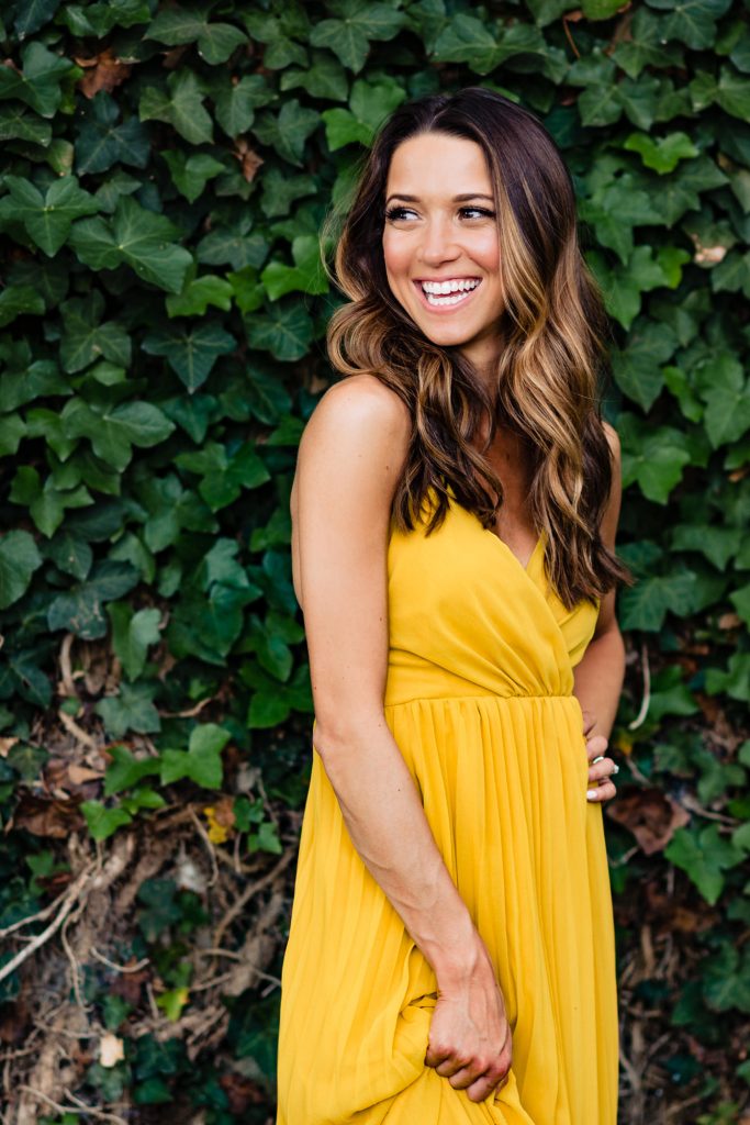 bride-to-be smiling shot
