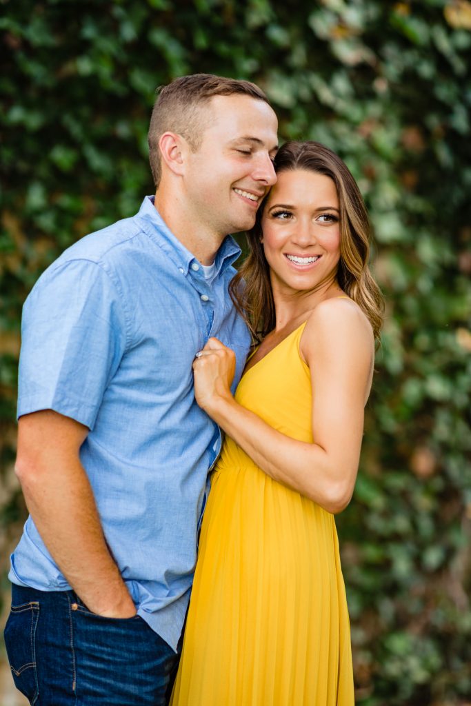 couple smiling shot