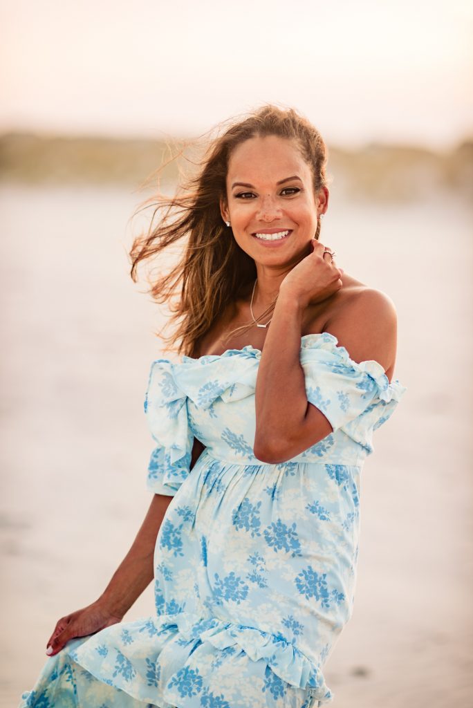 tiff on the beach engagement shoot