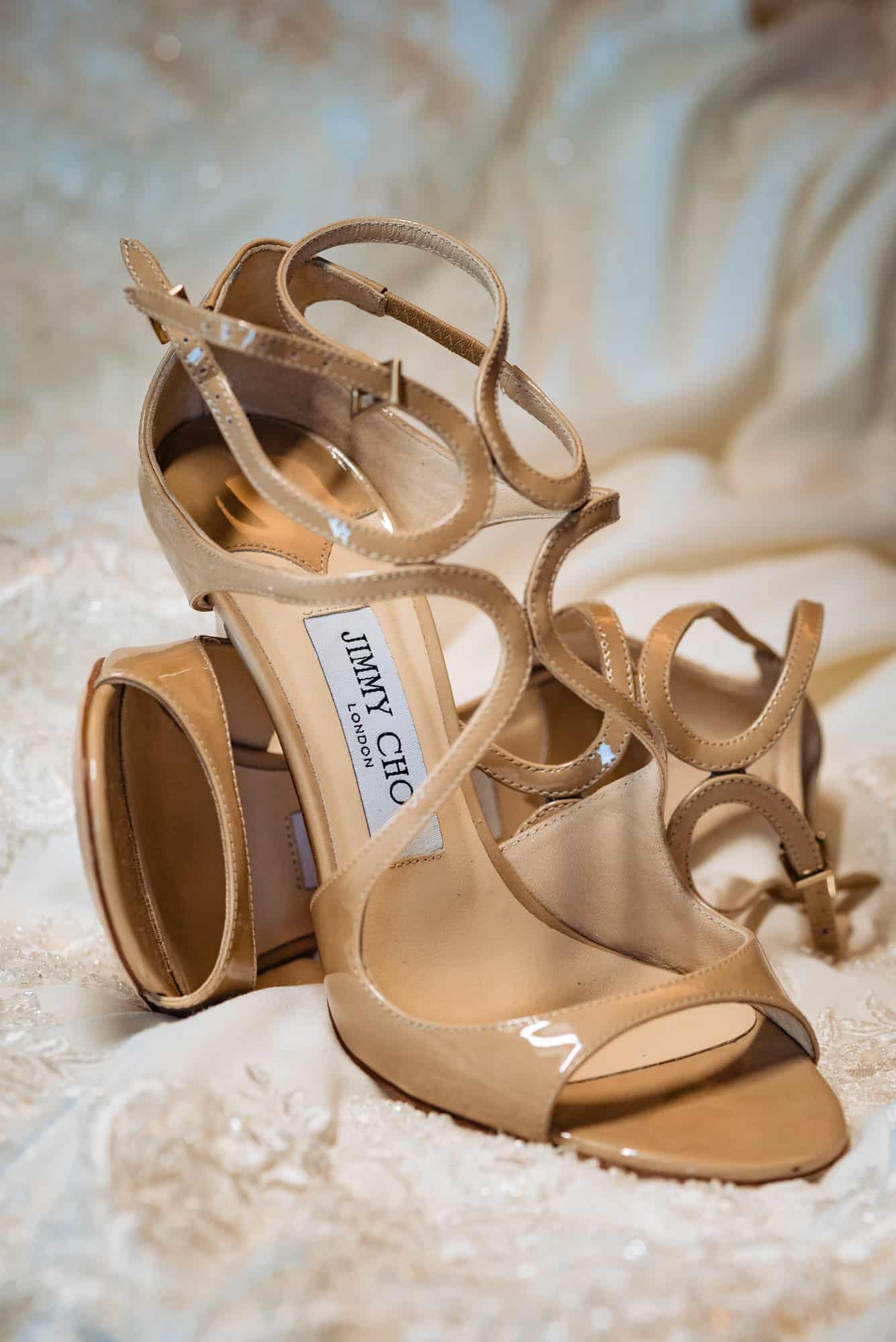 cream colored wedding shoes