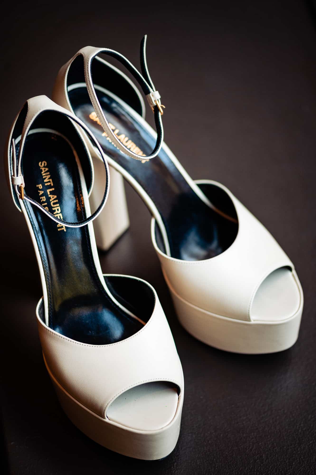 a saint laurent wedding shoes