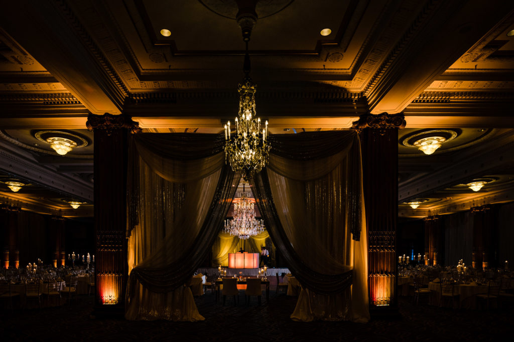 the newlyweds table at the crystal tea room