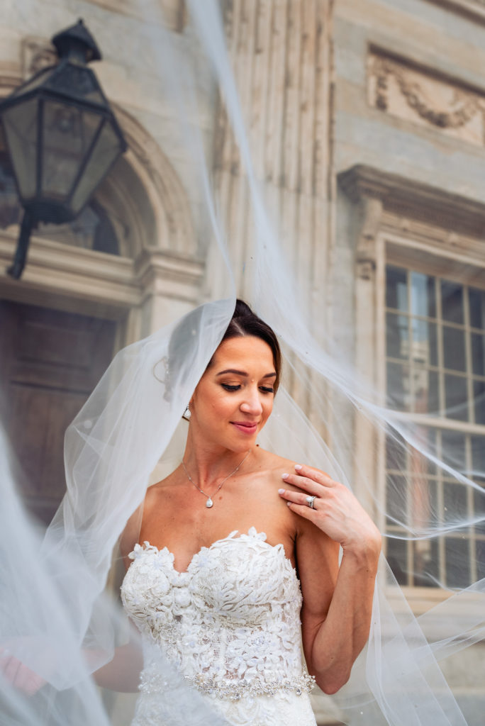 bridal shot before the wedding