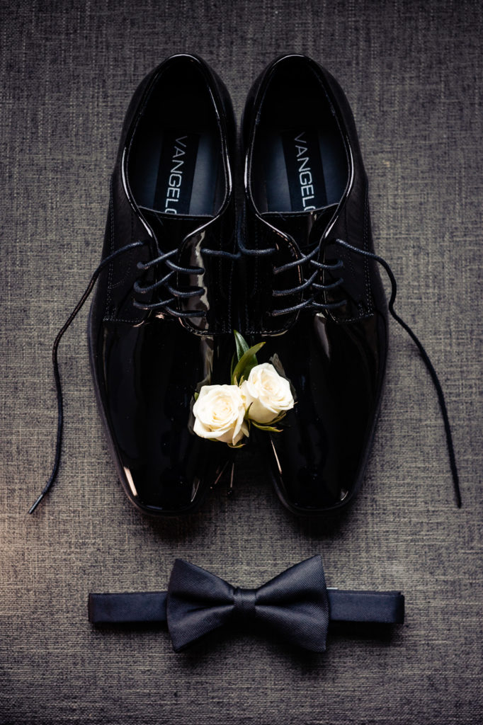 the groom's wedding shoes