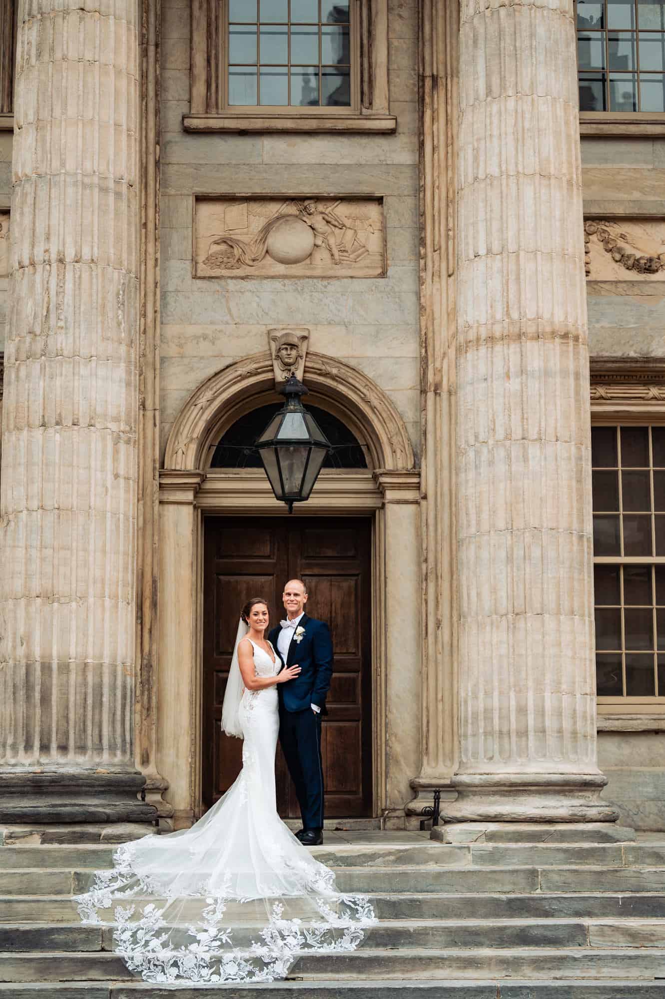 couple poses for the camera