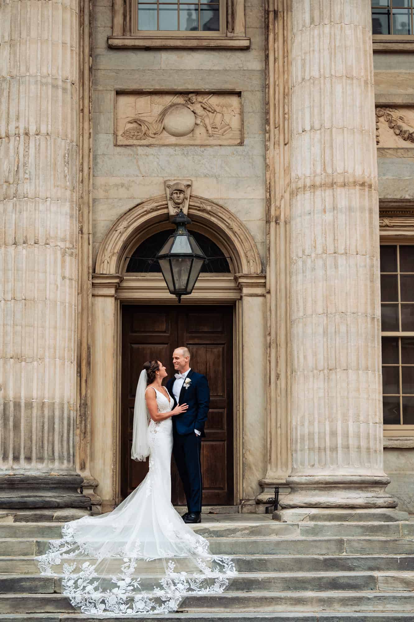 intimate moment between the couple as they pose for the camera