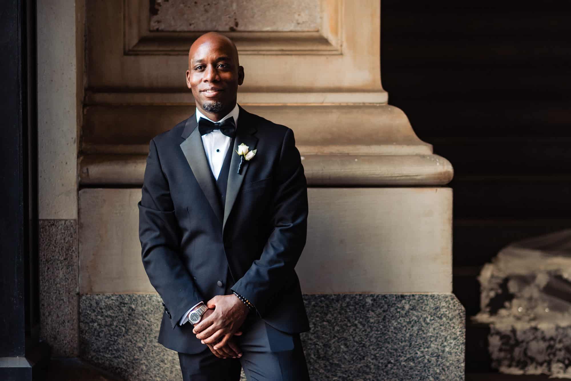 groom portrait