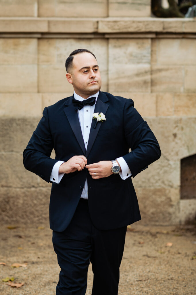 portrait of the groom