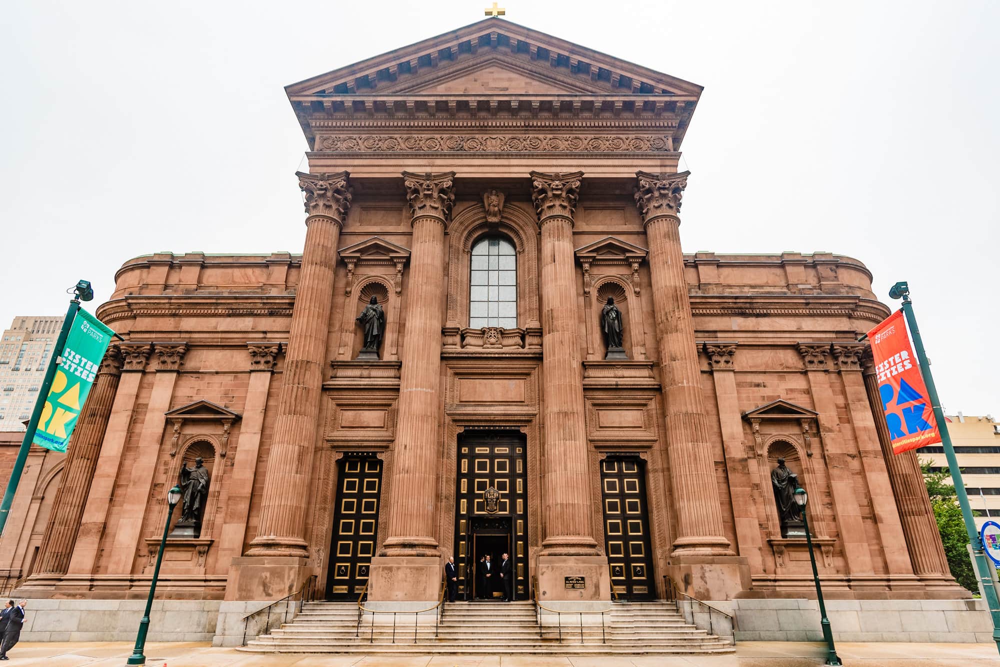 outside facade of the church