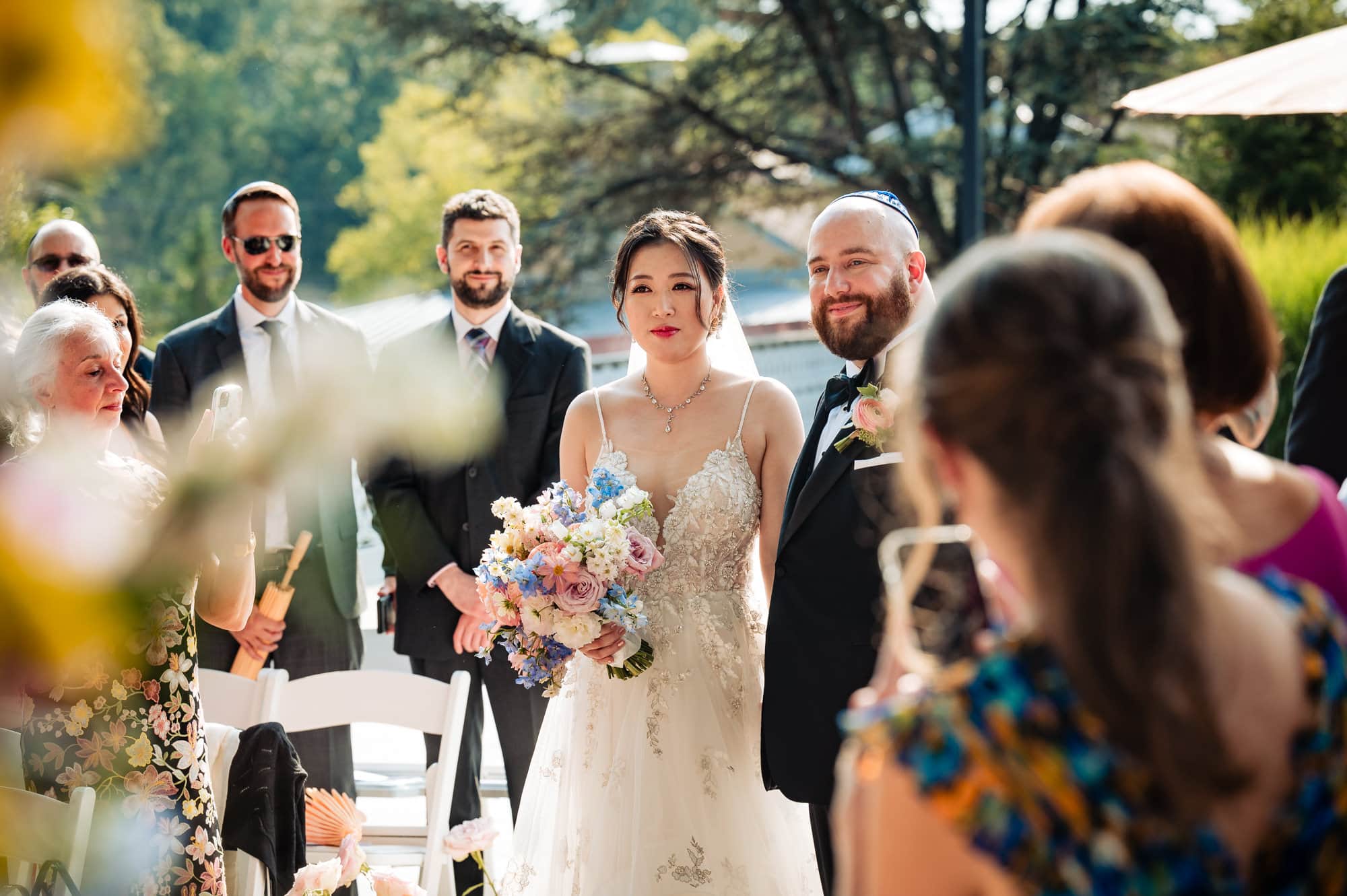 the wedding recessional march of the newlyweds
