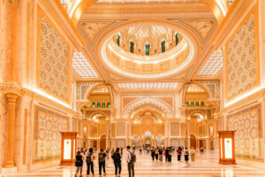 the Great Hall of the UAE Presidential Palace
