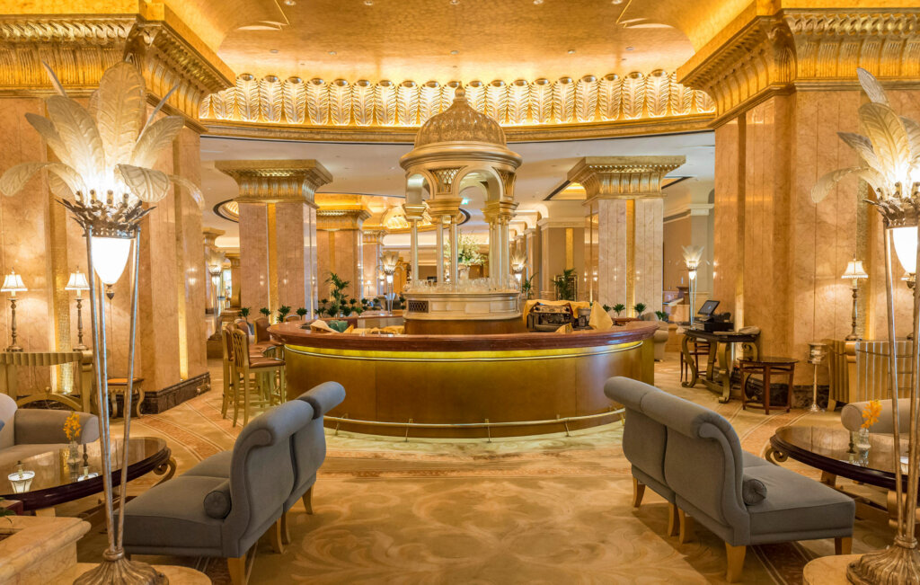 The Lavish Interior Of Emirates Palace Hotel In Abu Dhabi UAE