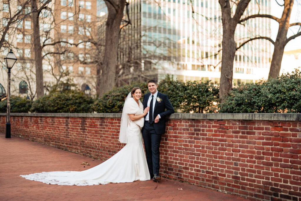 A beautifully composed image mixing historic charm with urban elegance.